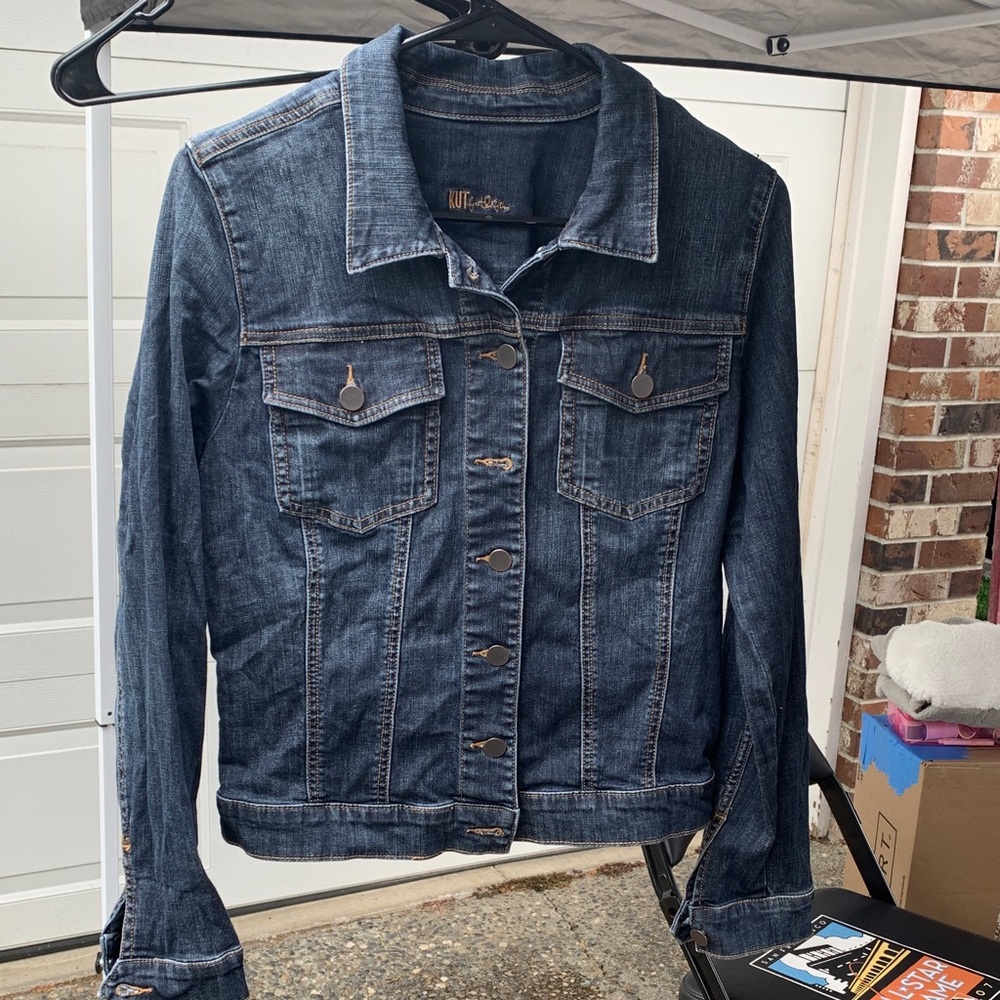 Kut from the Kloth Dark Blue Jean Jacket